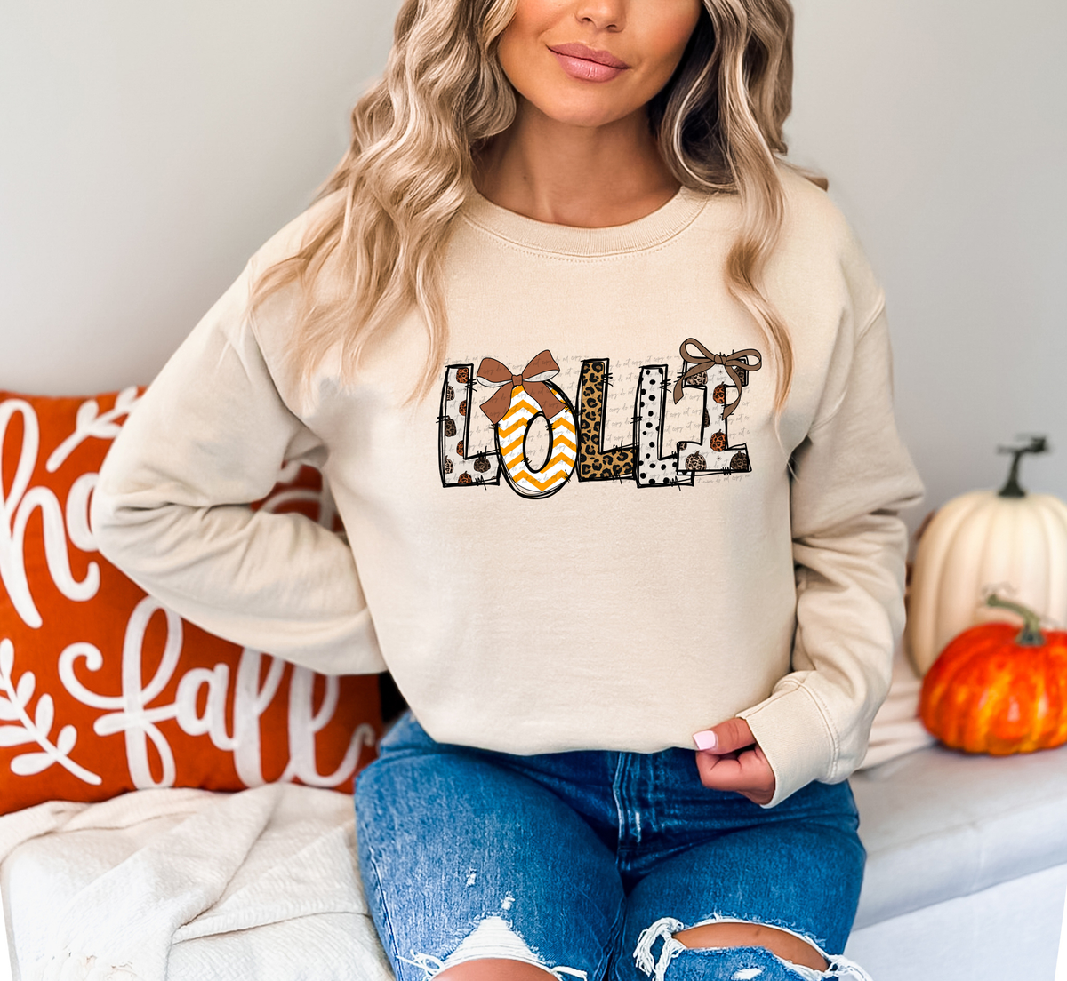 Lolli Leopard Pumpkin Filled 63024 DTF transfer