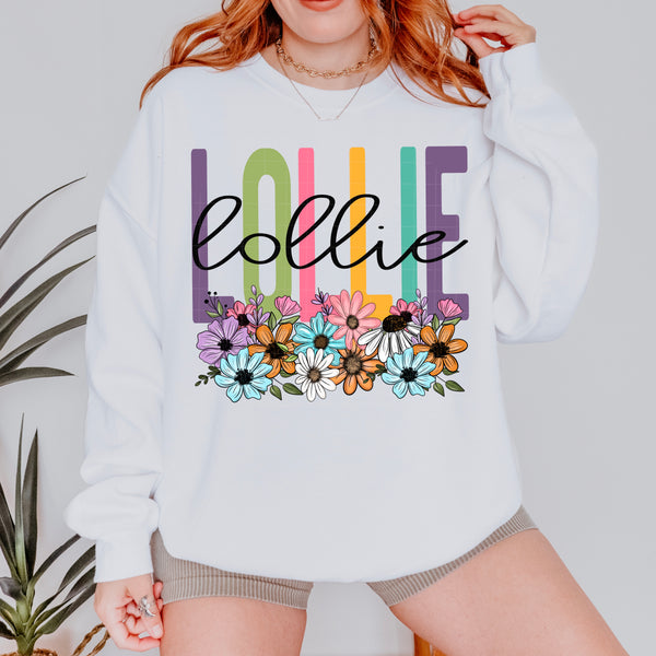 Lollie spring floral (SDD) DTF Transfer
