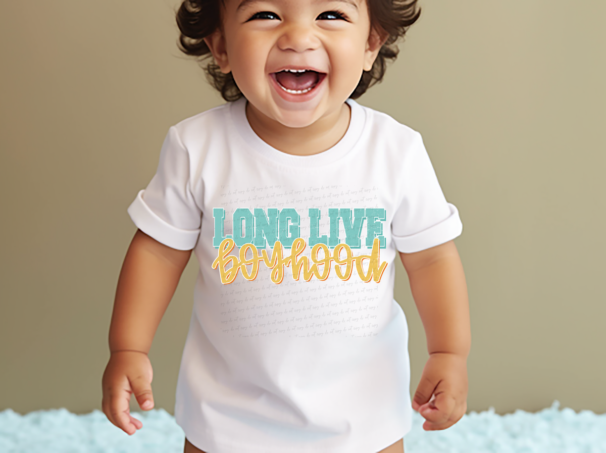 Long Live Boyhood 111768 DTF transfer