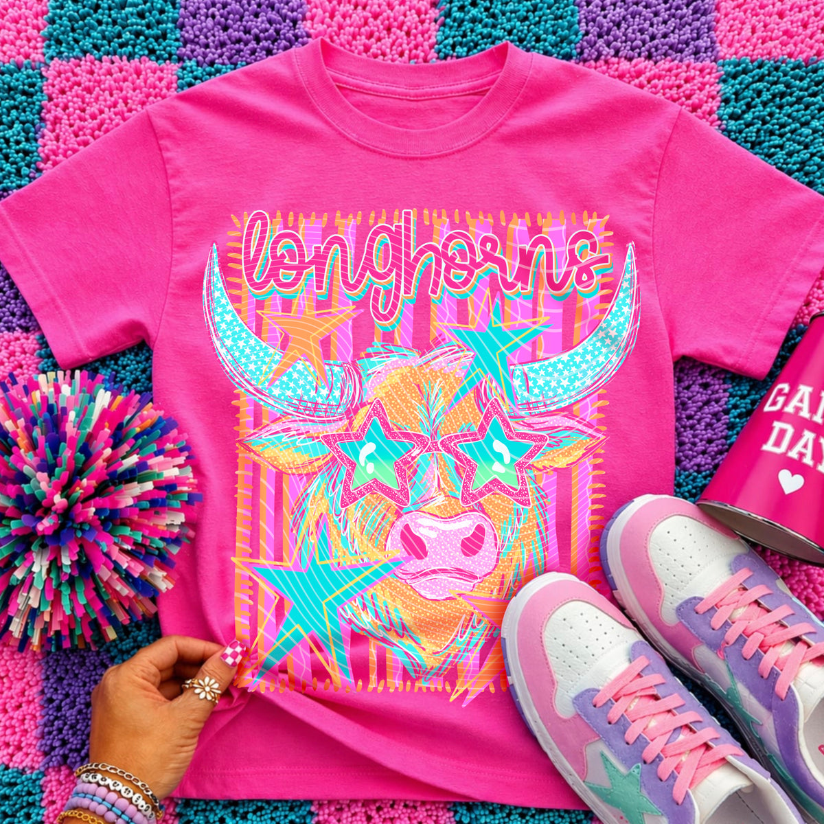 longhorns neon stars (agcm)