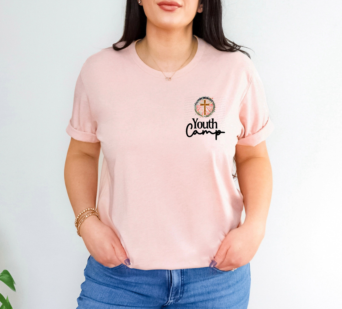 Look Unto Christ Doubt Not Fear Not Pocket 111771 DTF transfer