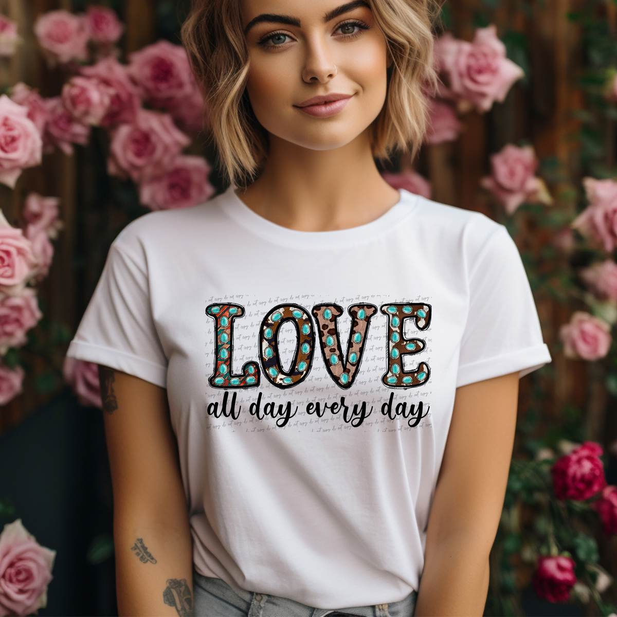 Love All Day Every Day 71526 DTF transfer