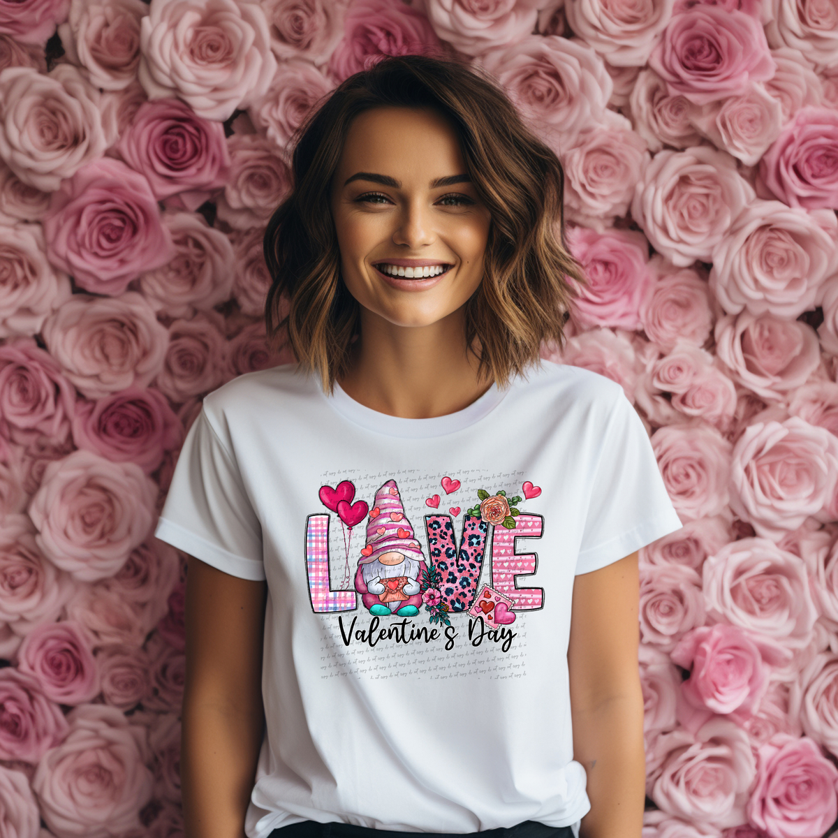 Love Gnome Valentine's Day 71614 DTF Transfer