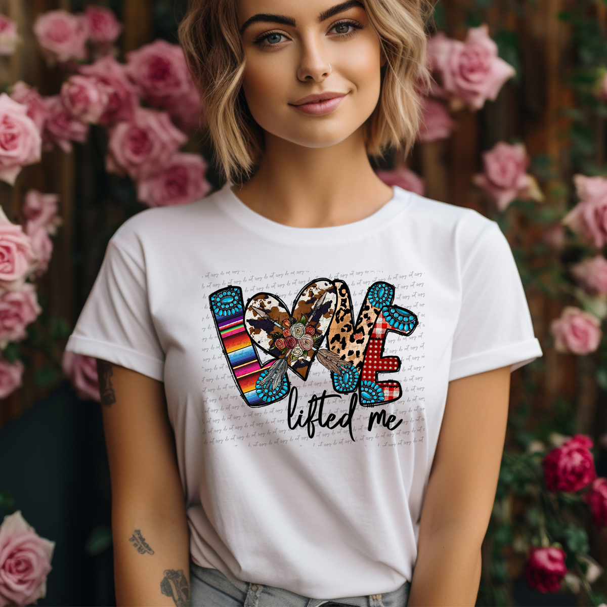 Love Lifted Me 71536 DTF transfer