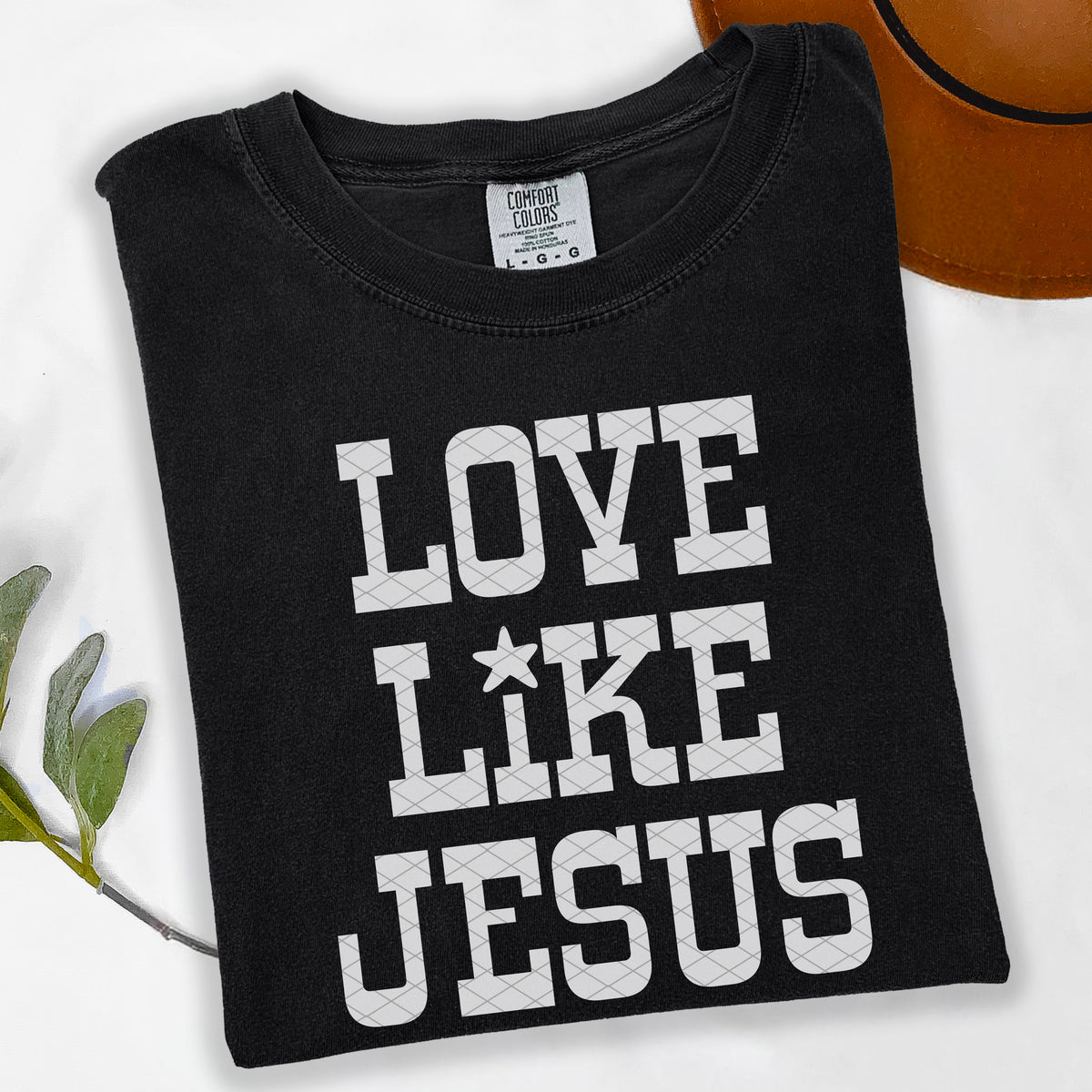 Love like Jesus WHITE (SDD) DTF Transfer