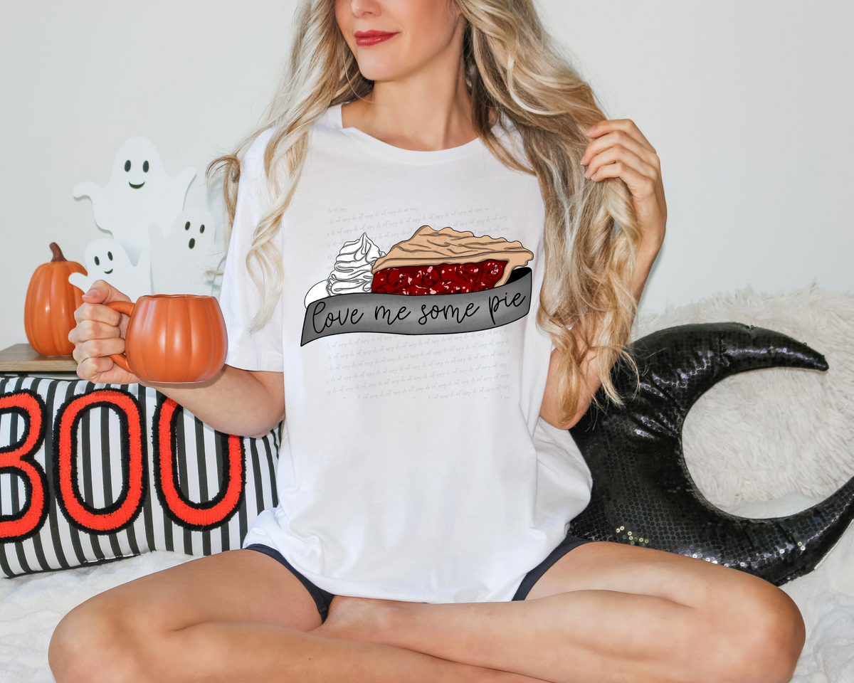 Love Me Some Pie Skull Pie 115391 DTF Transfer
