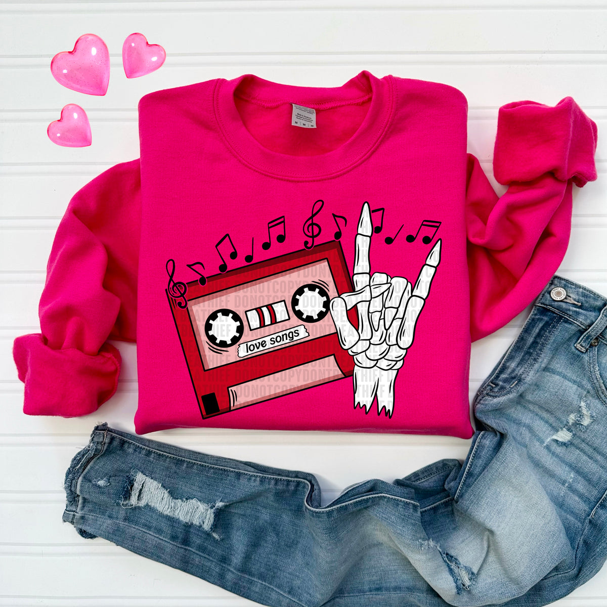 Love Songs Cassette 104362 DTF transfer