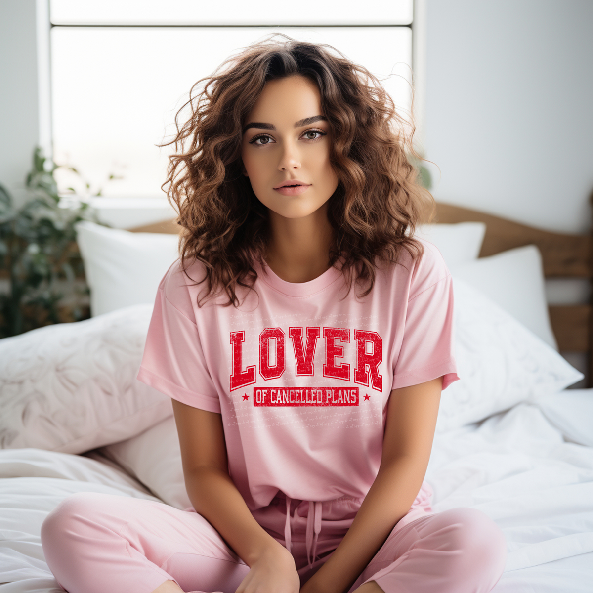 Lover Of Cancelled Plans - Red Grunge 86232 DTF Transfer