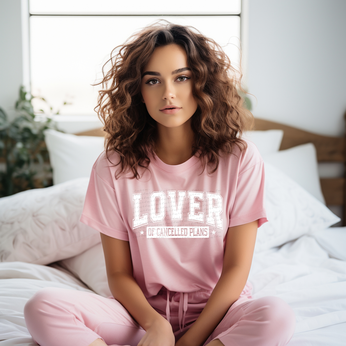 Lover Of Cancelled Plans - White 86235 DTF Transfer