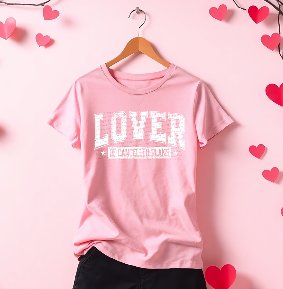 Lover Of Cancelled Plans - White Grunge 86233 DTF Transfer