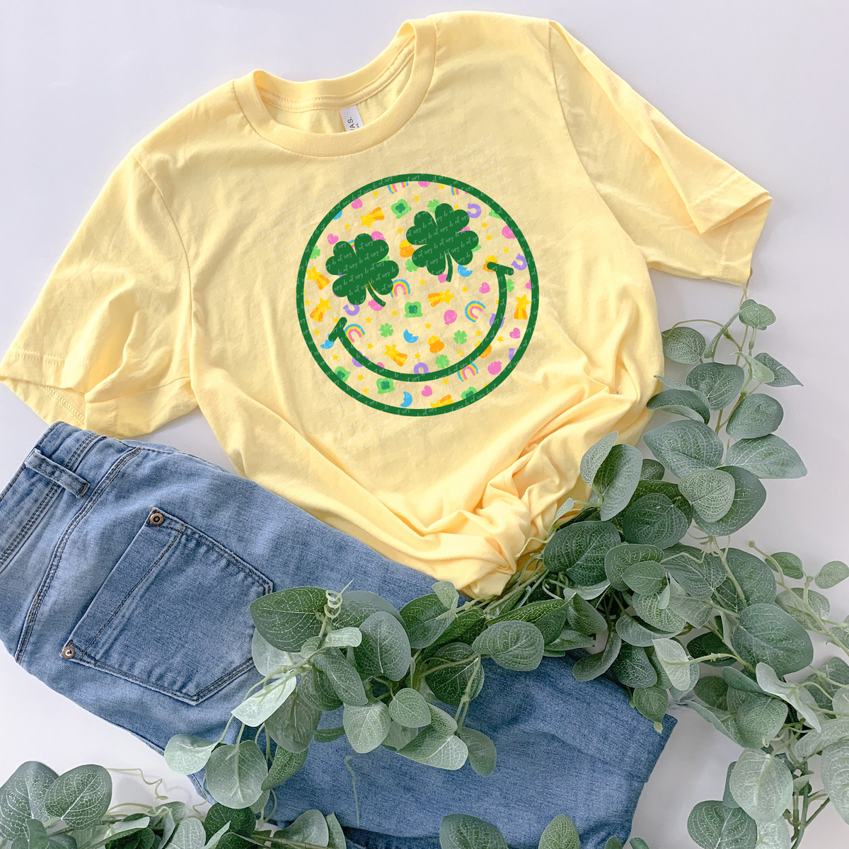 Lucky Charm Smiley 81947 DTF Transfer