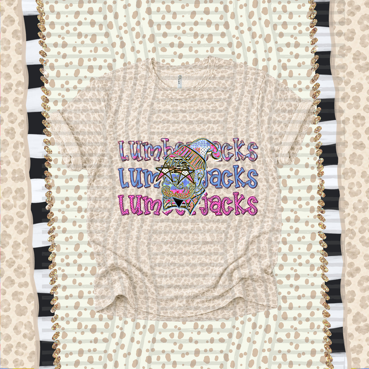 Lumberjacks-Dolly Doodle Print (Caplinger) DTF Transfer