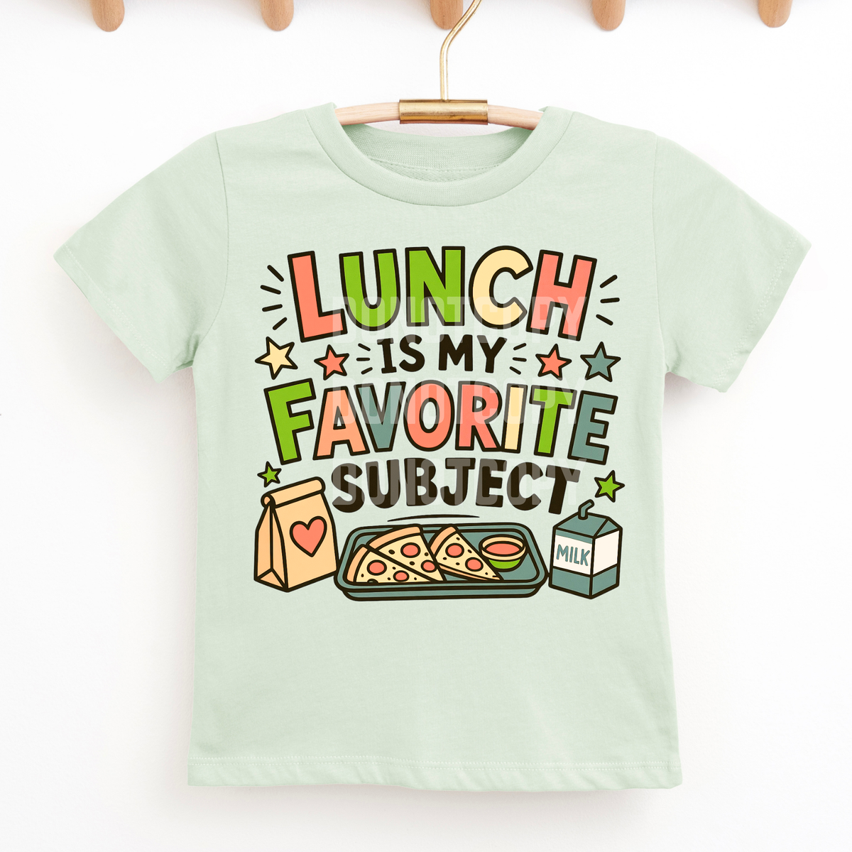 Lunch is my favorite subject (CSG) DTF Transfer