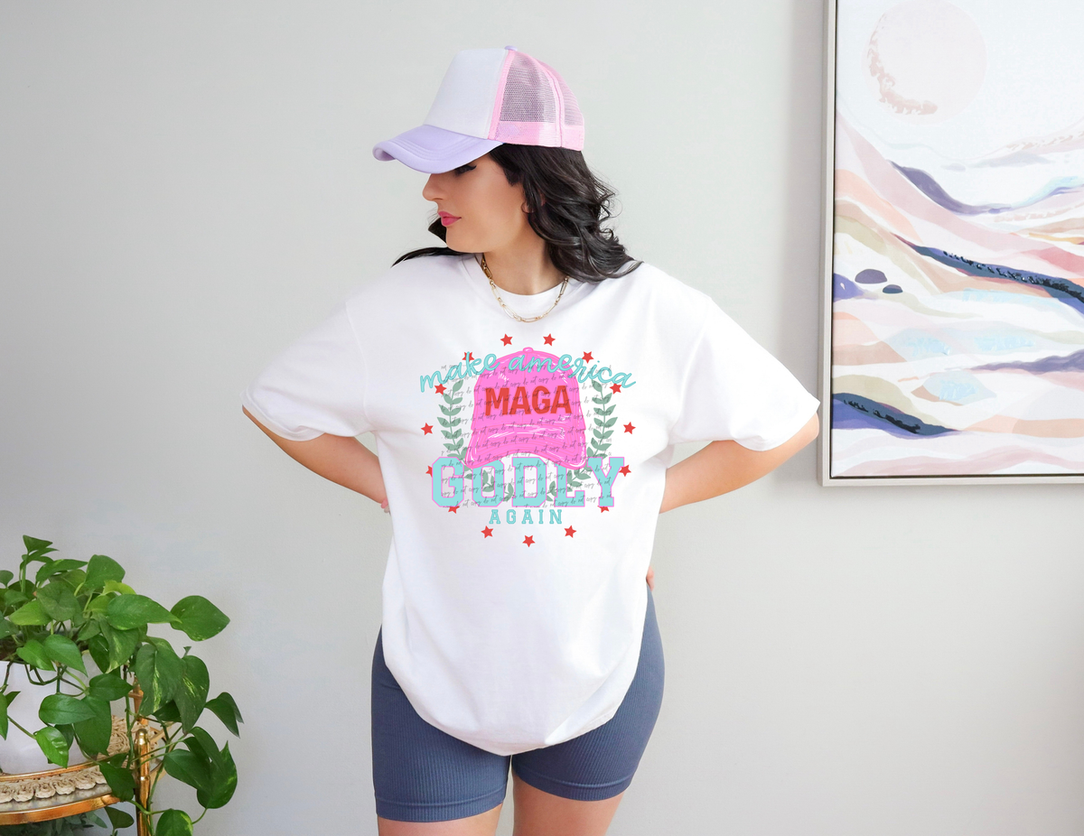 MAGA Make America Godly Again 46830 DTF transfer