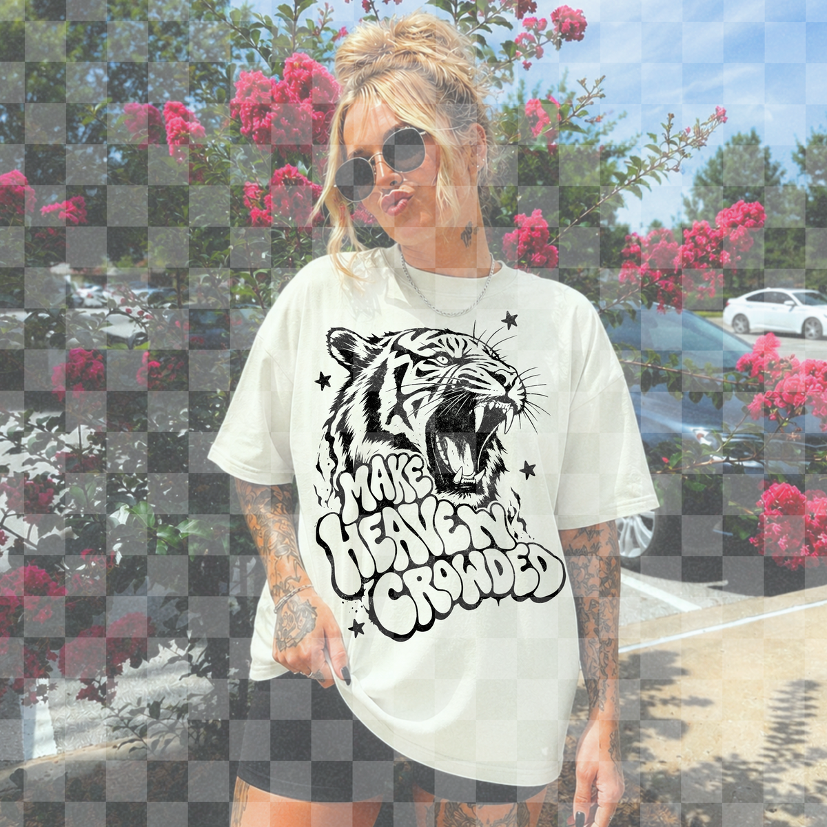 Make heaven crowded tiger (Lyttle) DTF Transfer