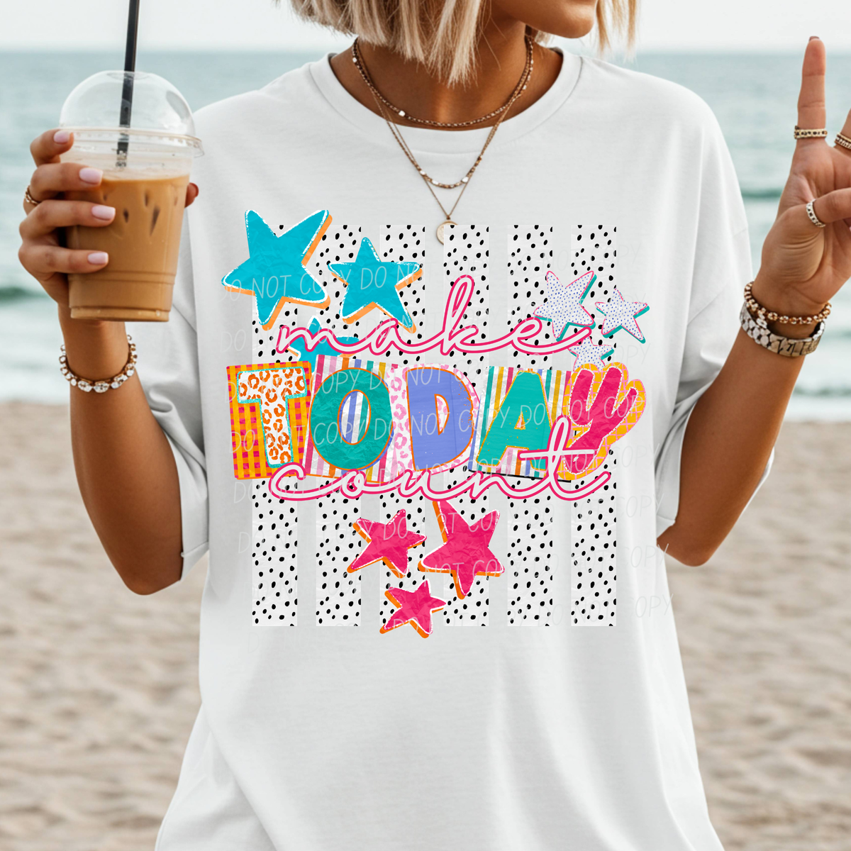 Make today count (City) DTF Transfer