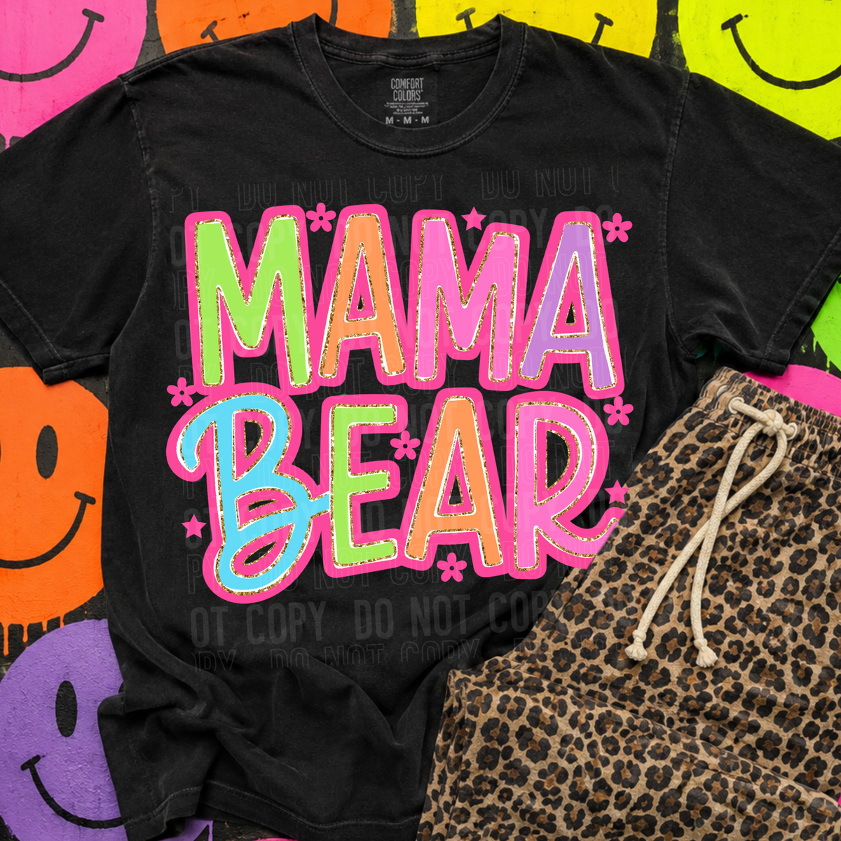 Mama bear neon (SBB) DTF Transfer