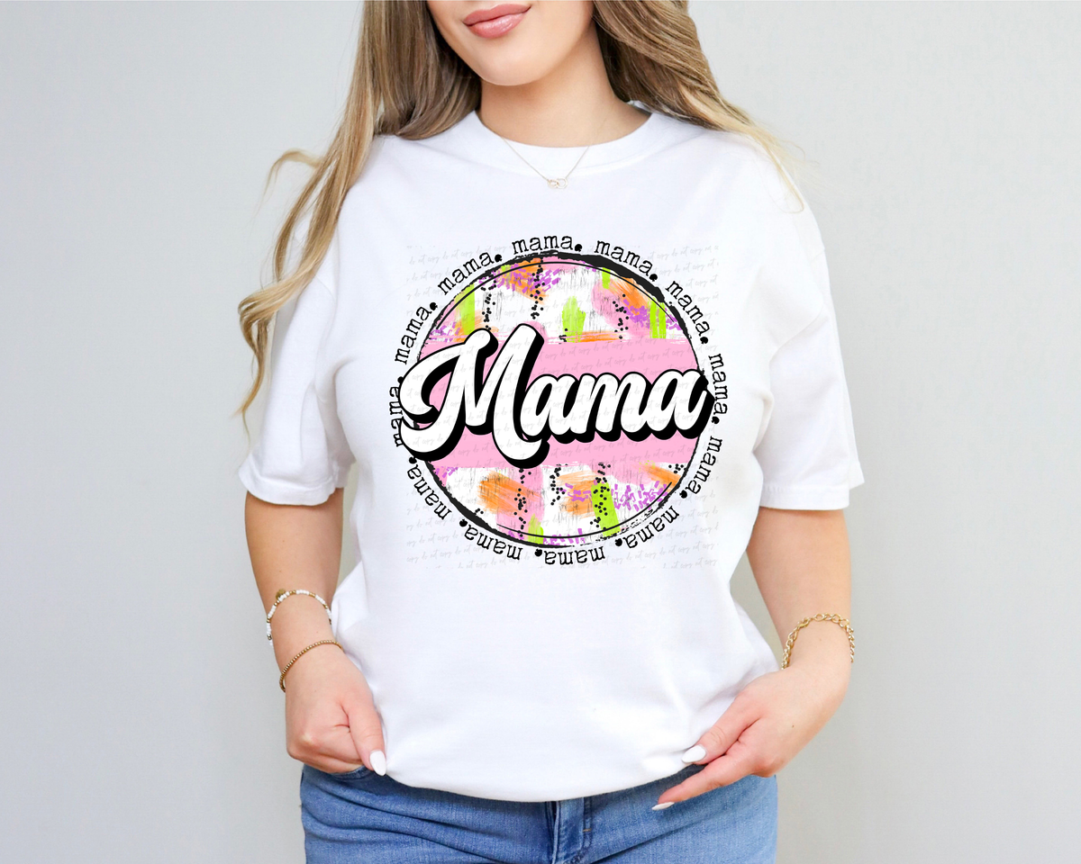 Mama Colorful Circle 116505 DTF Transfer