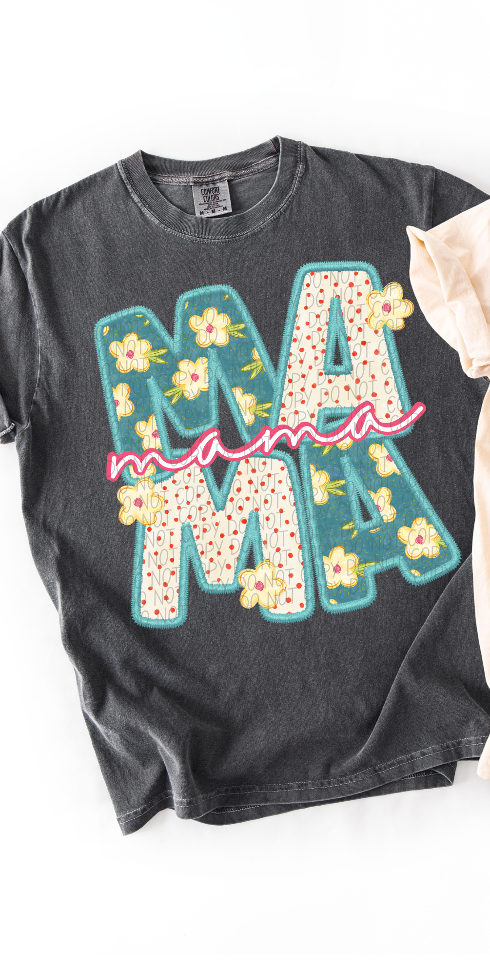Mama Vintage Name with Pink Font (City) DTF Transfer