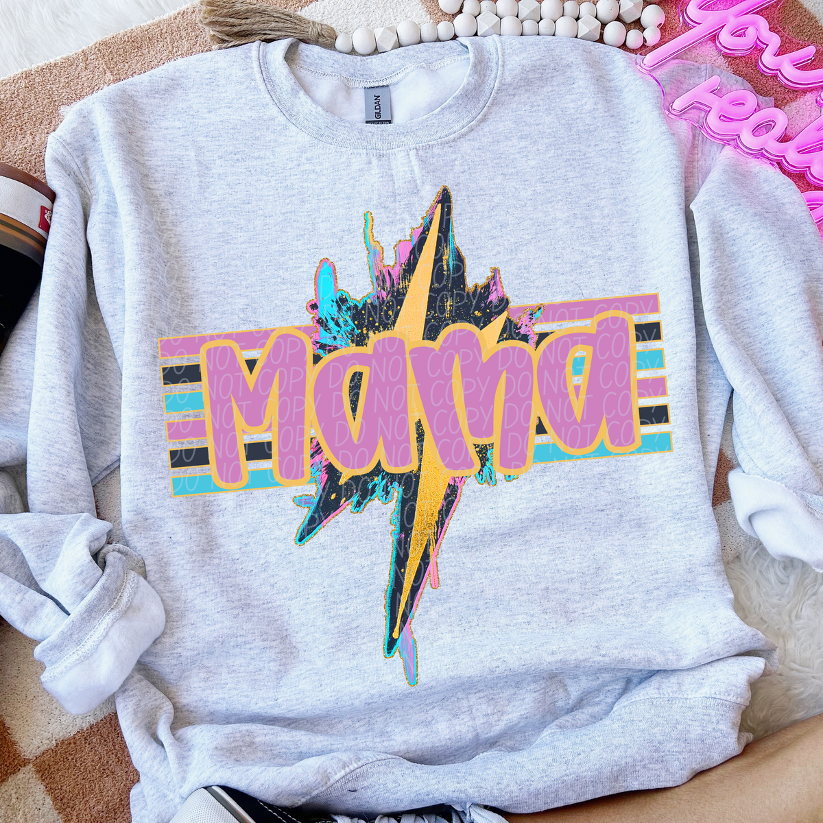 Geode Bolt Mama (CITY) DTF transfer