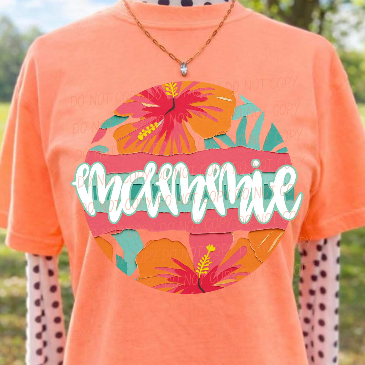 mammie tropical circle (city) DTF Transfer