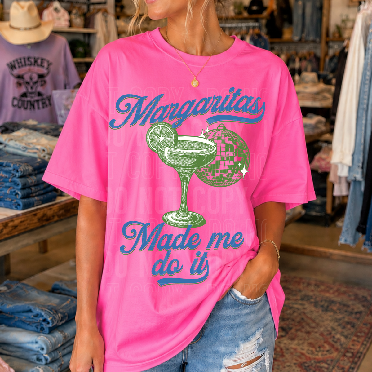 Margaritas made me do it (SBB) DTF Transfer