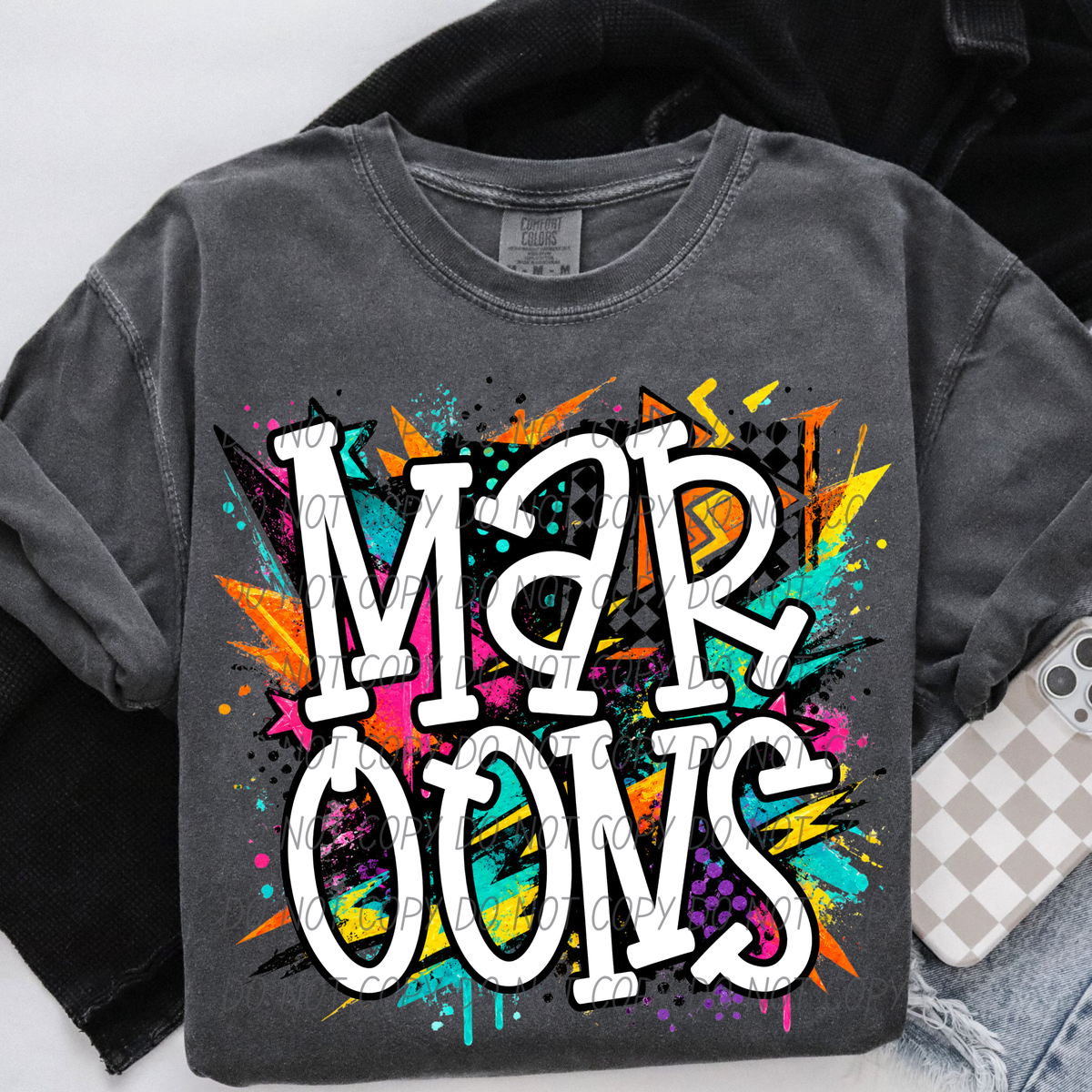 Maroons totally tubular (City) DTF Transfer