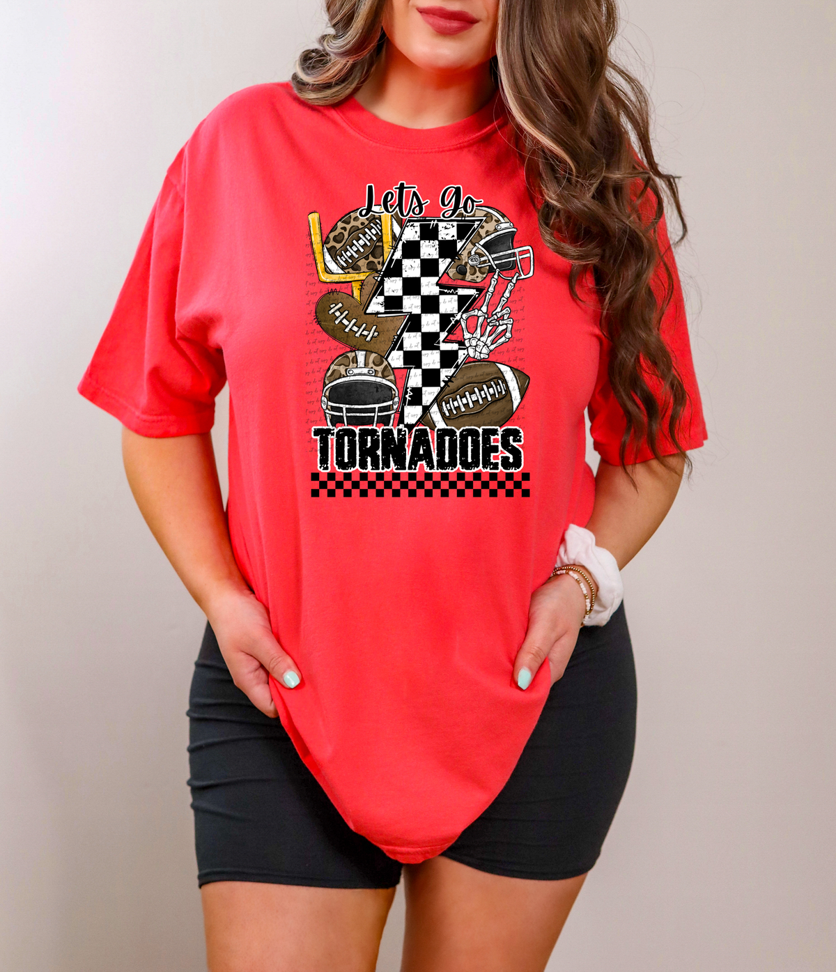 Let's Go Tornadoes Mascot 42133 DTF transfer