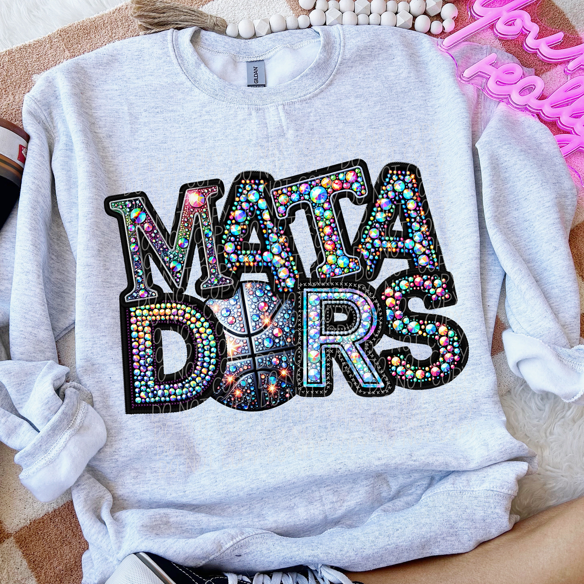 Matadors Basketball Rhinestone (CITY) 66632 DTF transfer