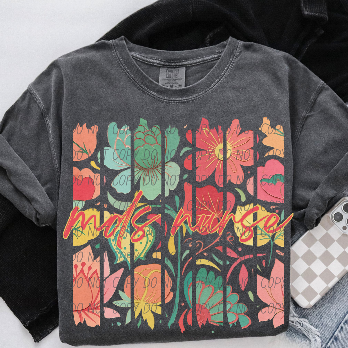 mds nurse boho (City) DTF Transfer