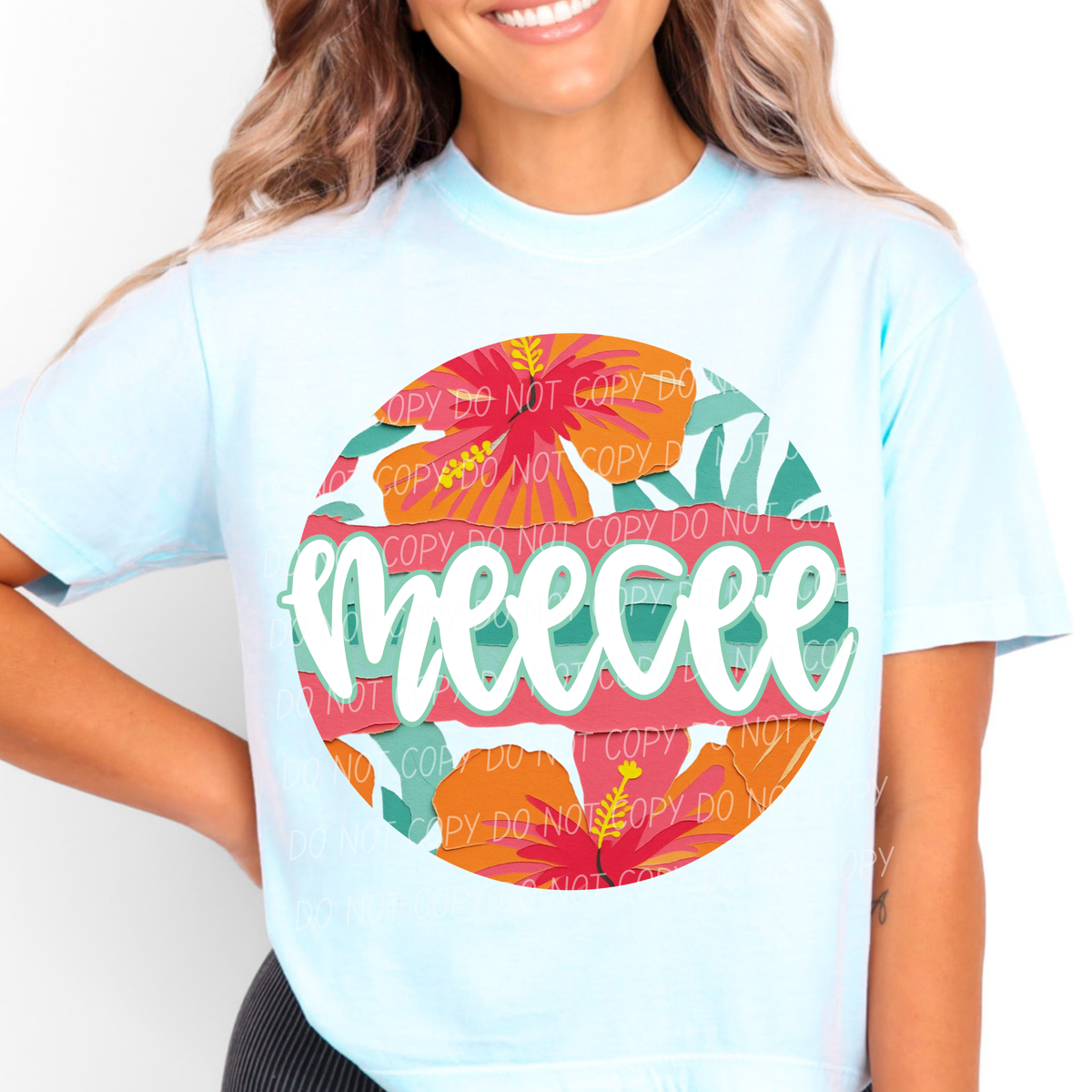 Meecee tropical circle (City) DTF Transfer