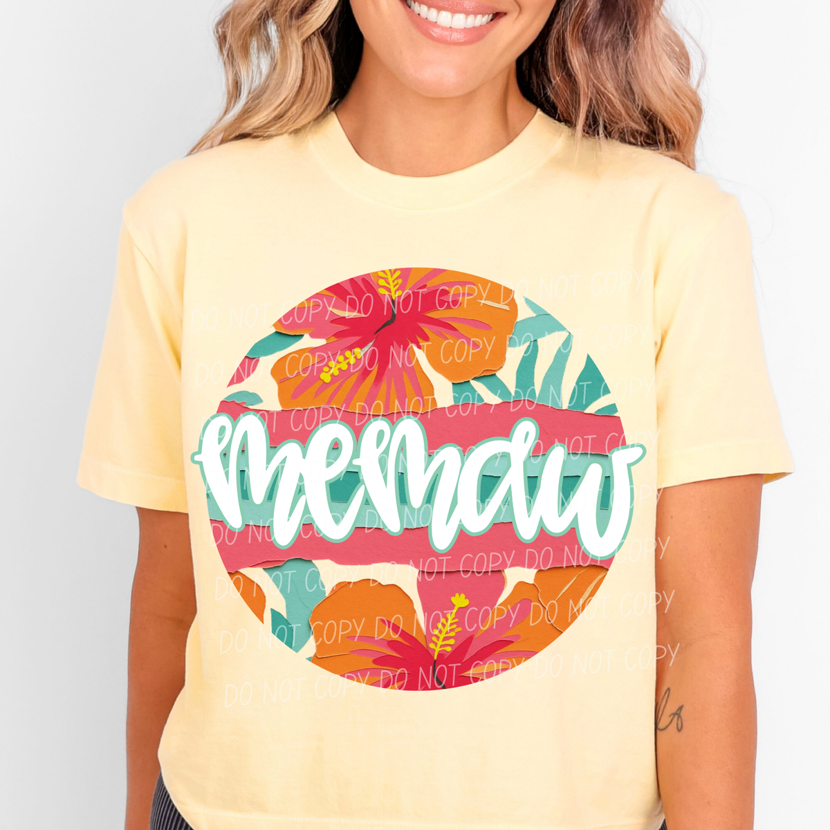Memaw tropical circle (City) DTF Transfer