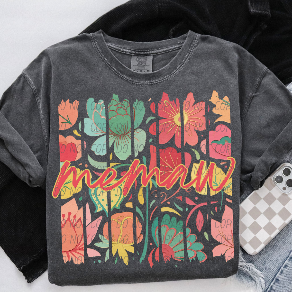 Memaw boho stripes (City) DTF Transfer