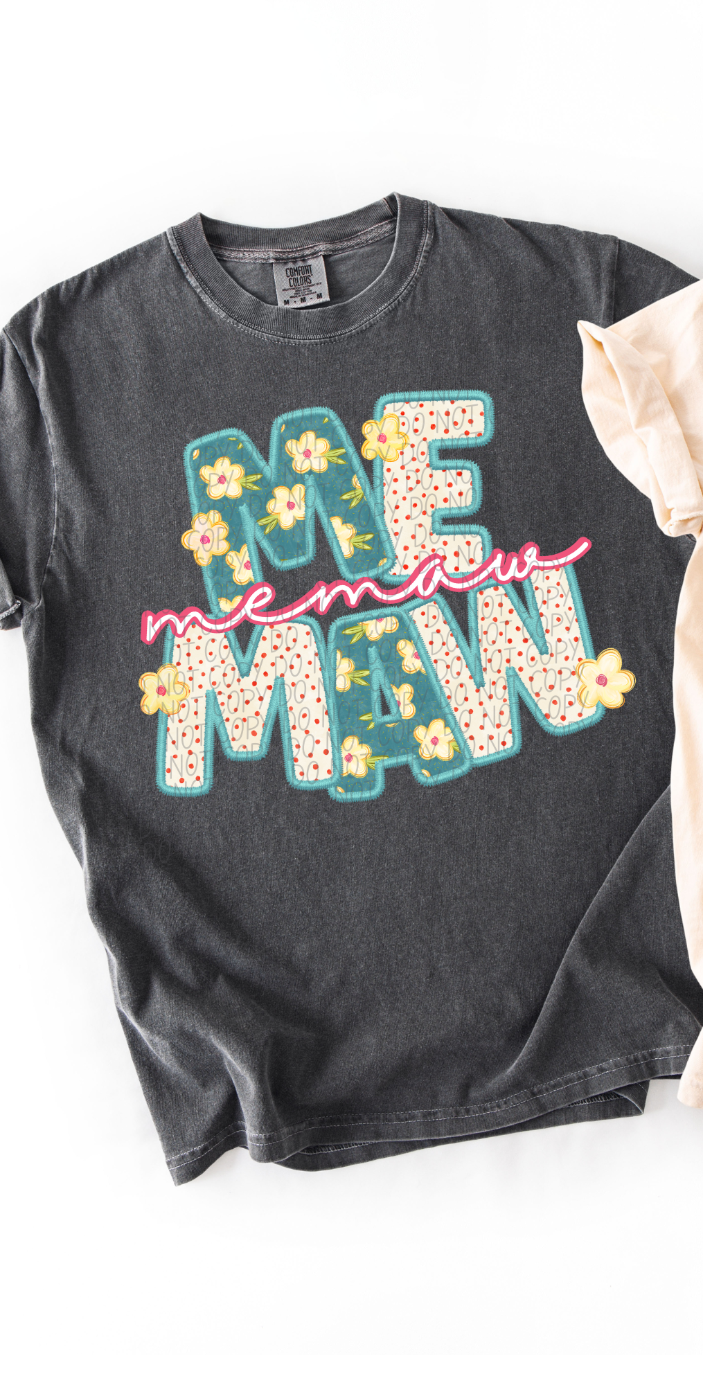 Memaw Vintage Name with Pink Font (City) DTF Transfer