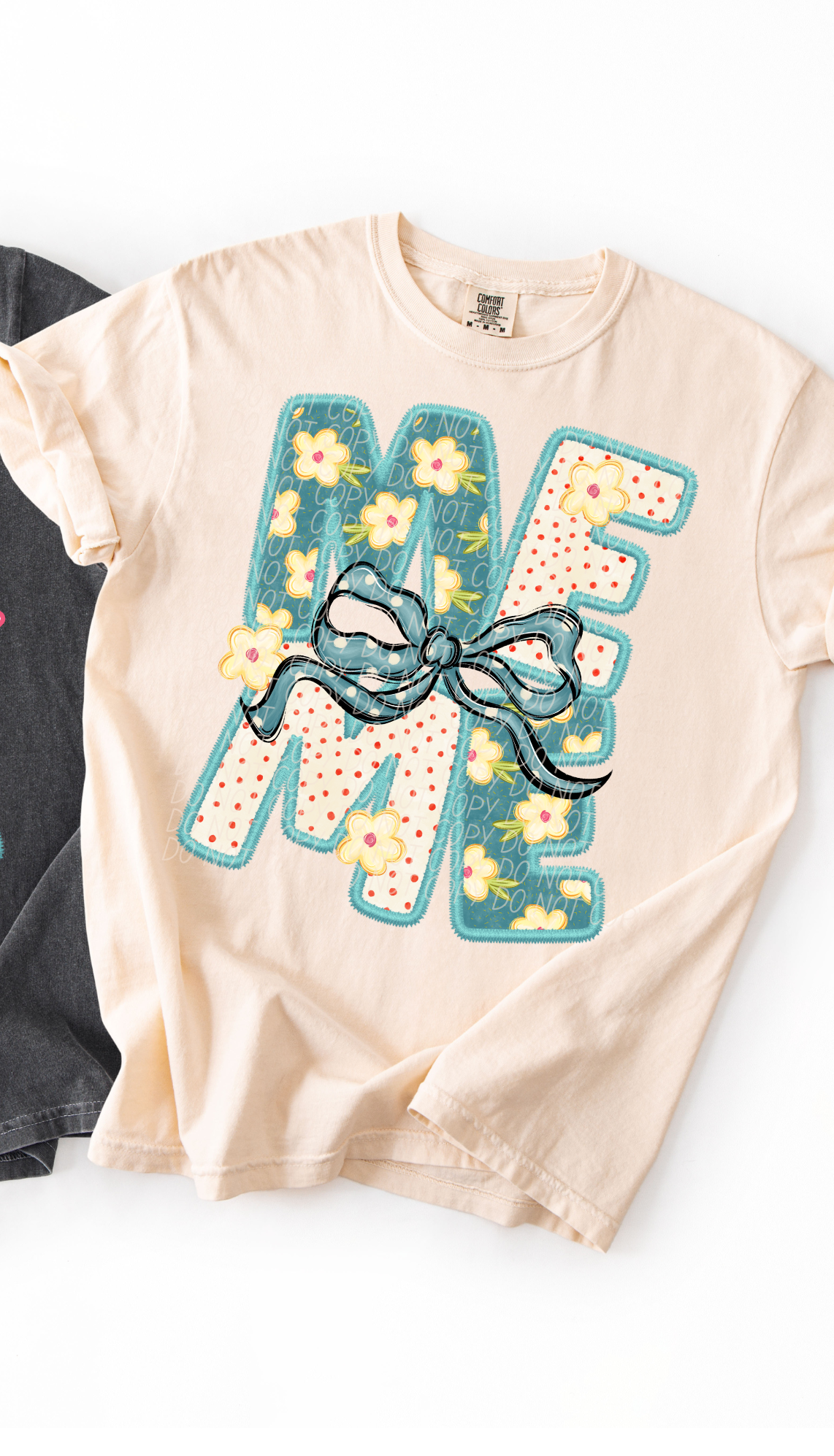 Meme Vintage Name with Bow (City) DTF Transfer