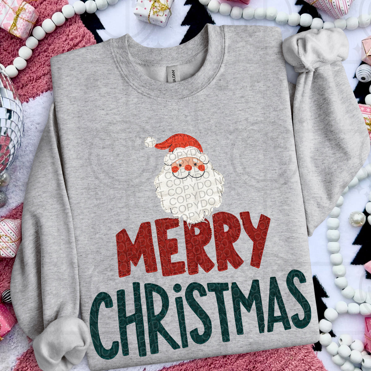 Merry Christmas santa (HW) DTF Transfer