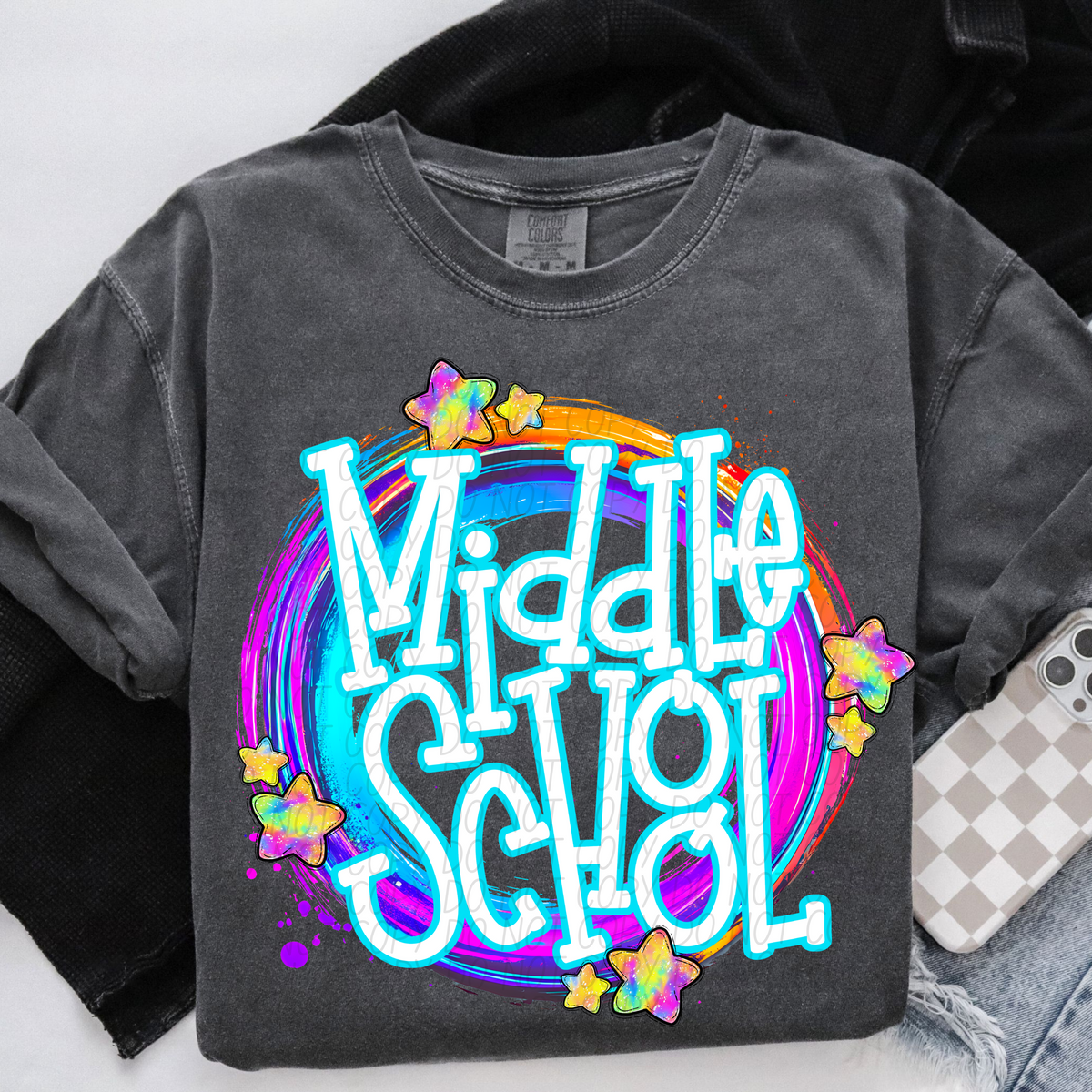 Middle School Whimsical (CITY) DTF transfer