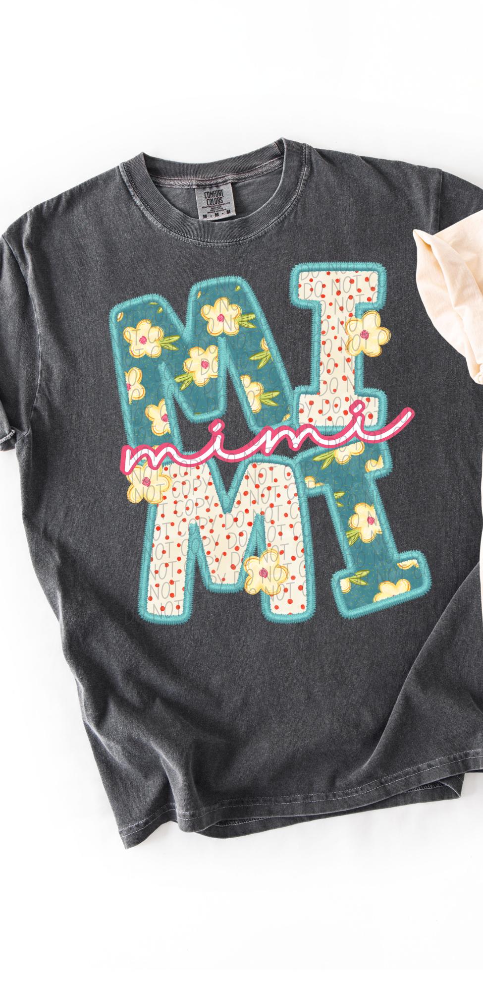 Mimi Vintage Name with Pink Font (City) DTF Transfer