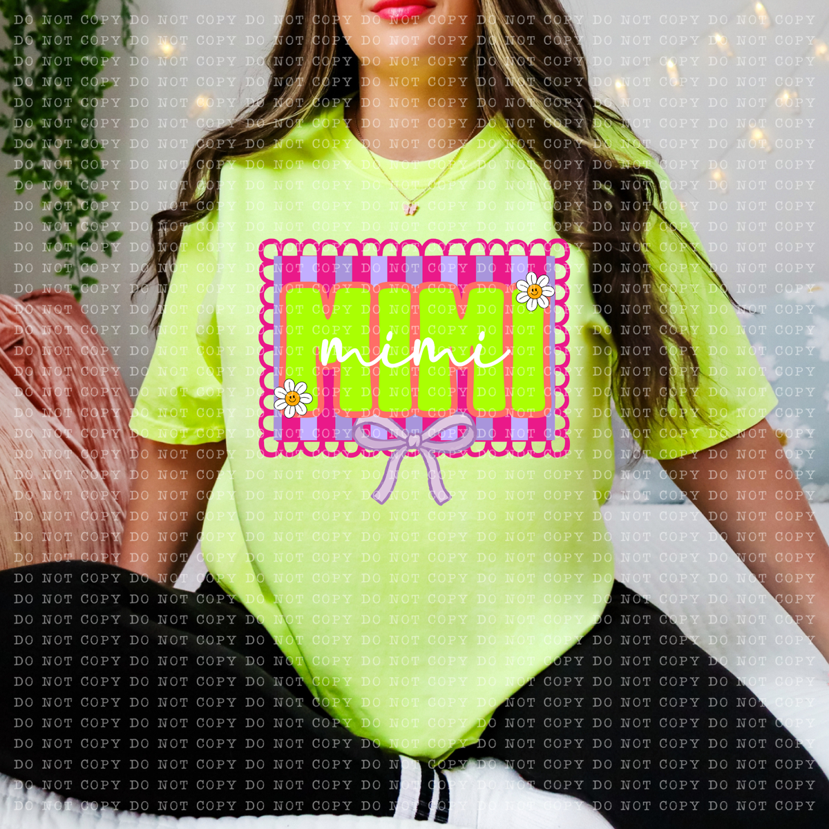 Mimi preppy bright frame (ECHT) DTF Transfer