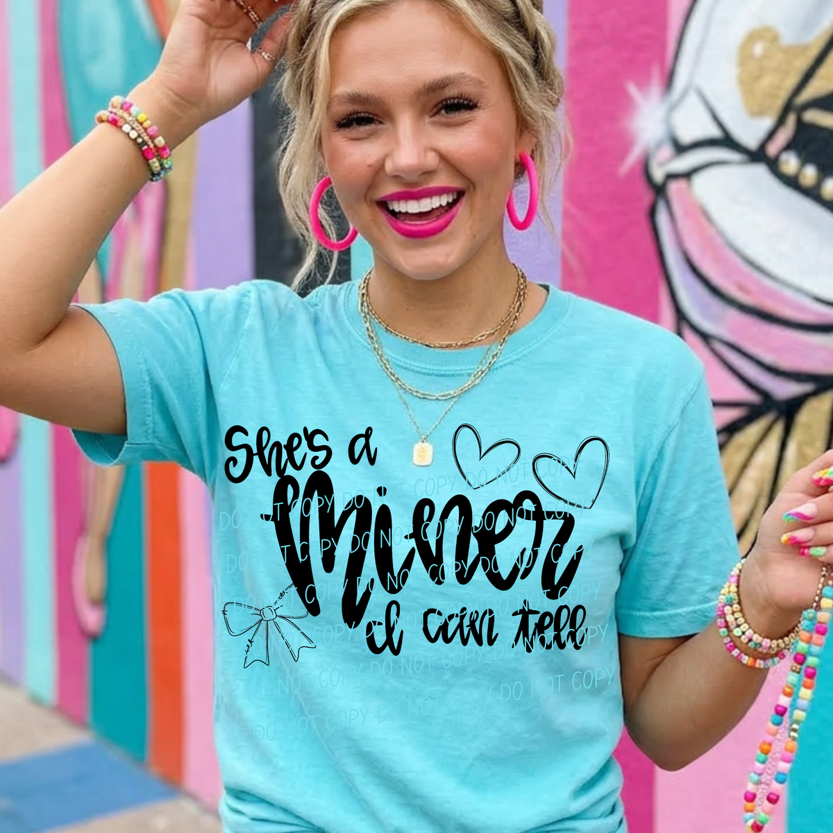 She's a Miner- I can tell (CITY) DTF Transfer
