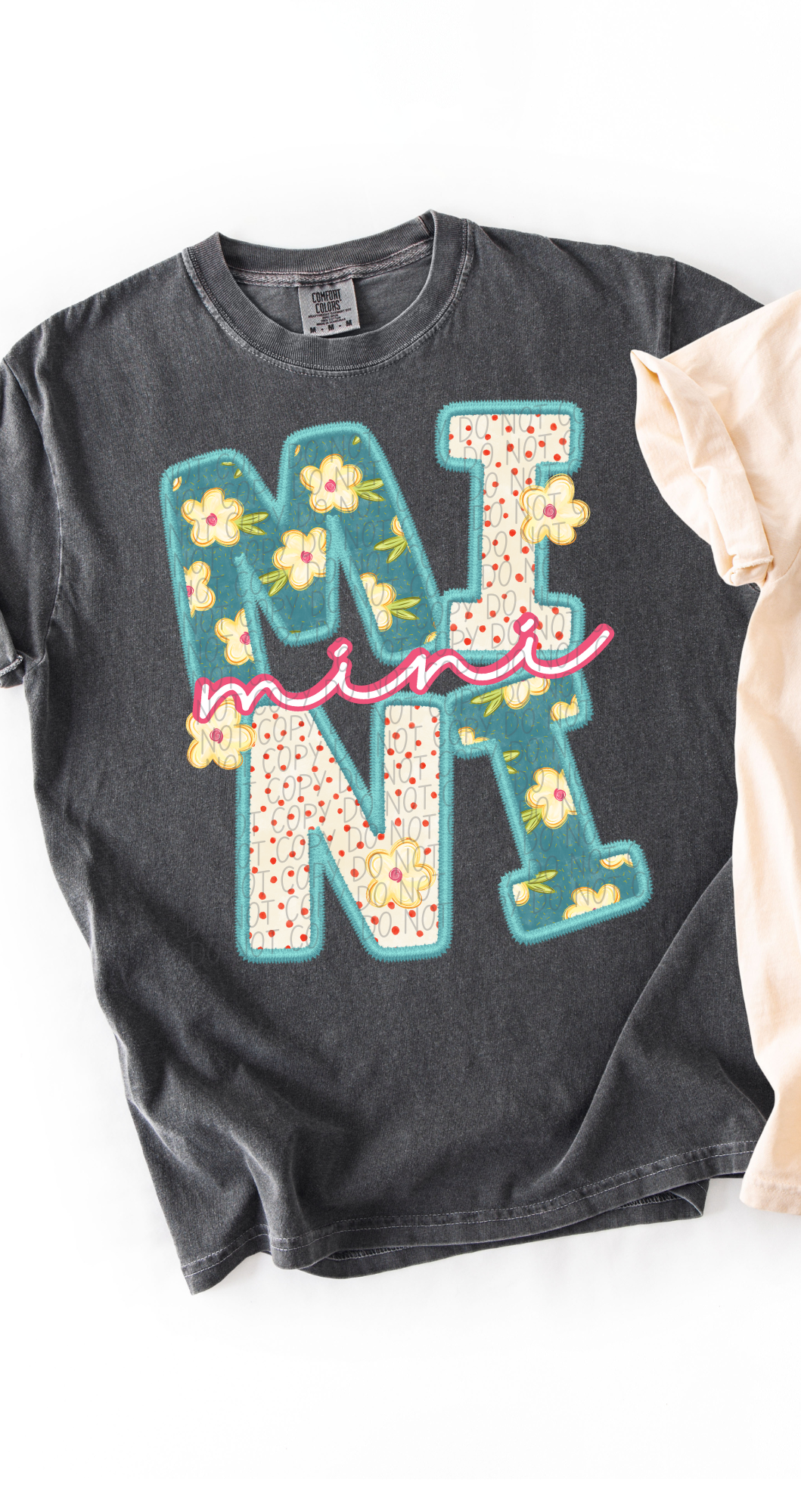 Mini Vintage Name with Pink Font (City) DTF Transfer