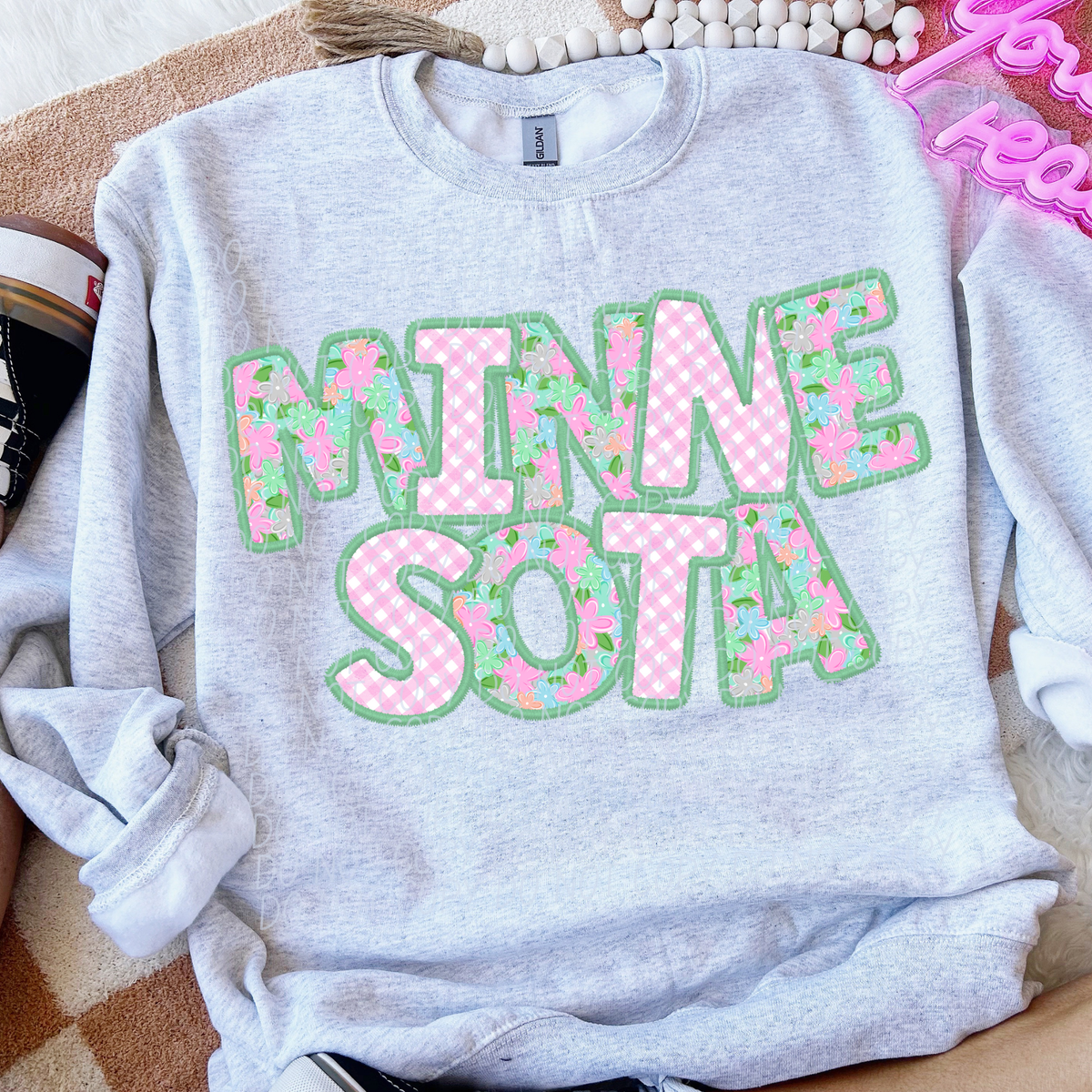 Spring floral state Minnesota (City) DTF Transfer