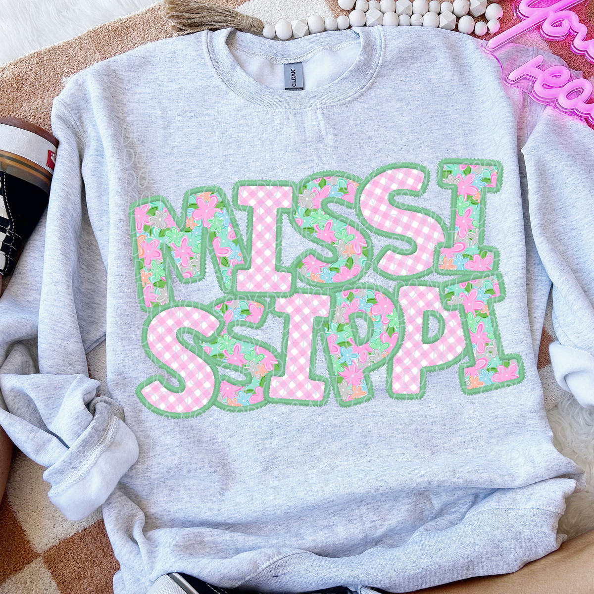 Spring floral state Mississippi (City) DTF Transfer