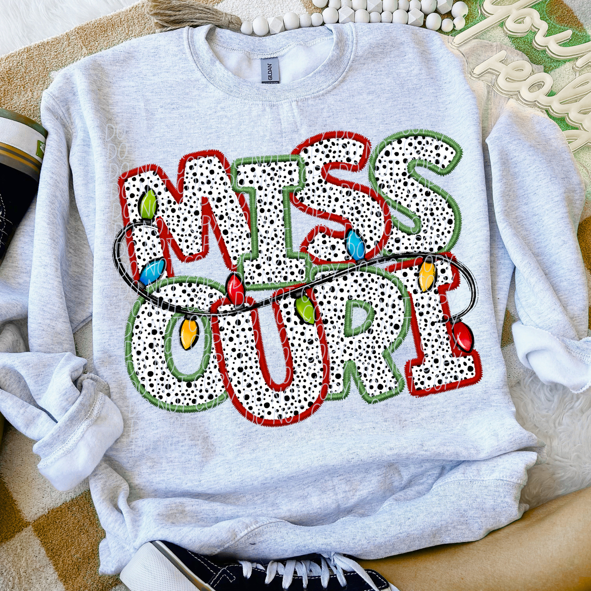 Missouri Christmas Lights (City) DTF Transfer