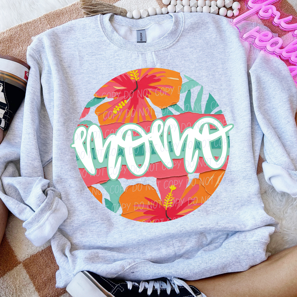 Momo tropical circle (City) DTF Transfer