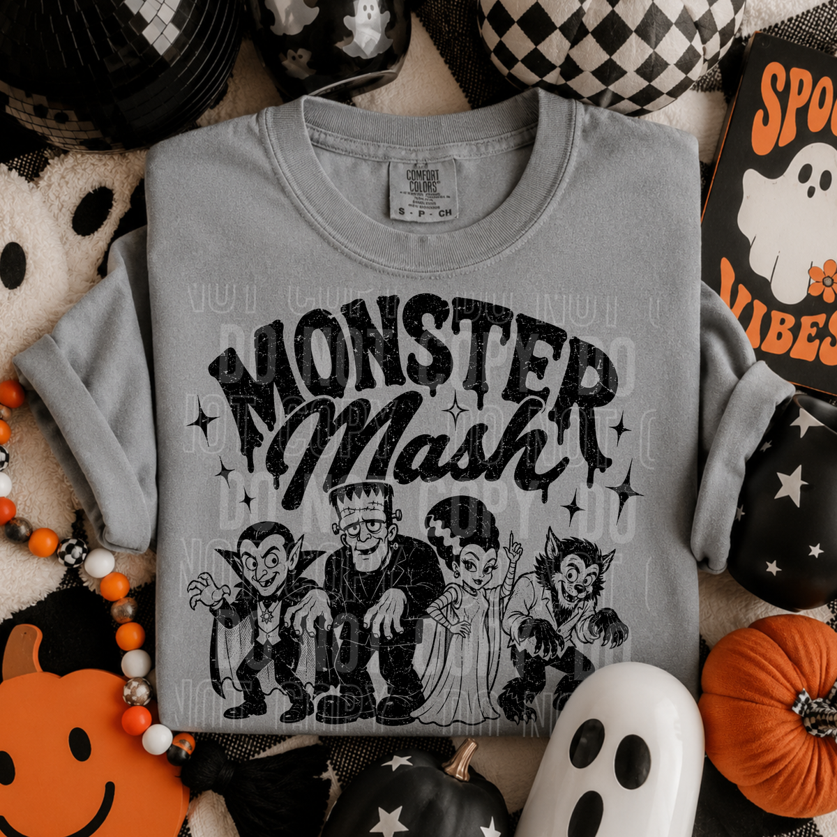 Monster mash BLACK (SBB) DTF Transfer