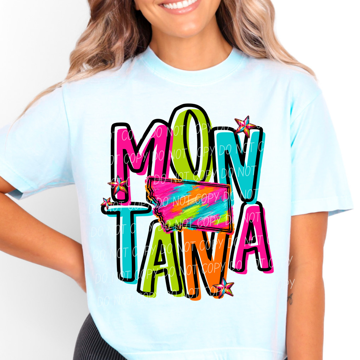 Montana neon (City) DTF Transfer