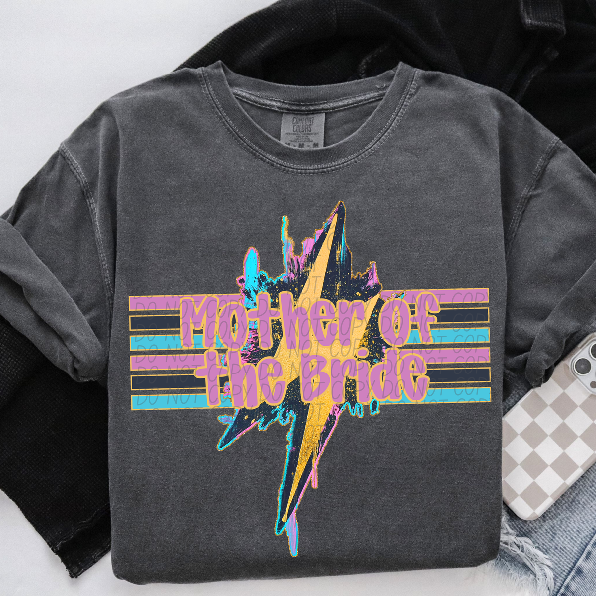 Geode Bolt Mother of the Bride (CITY) DTF transfer