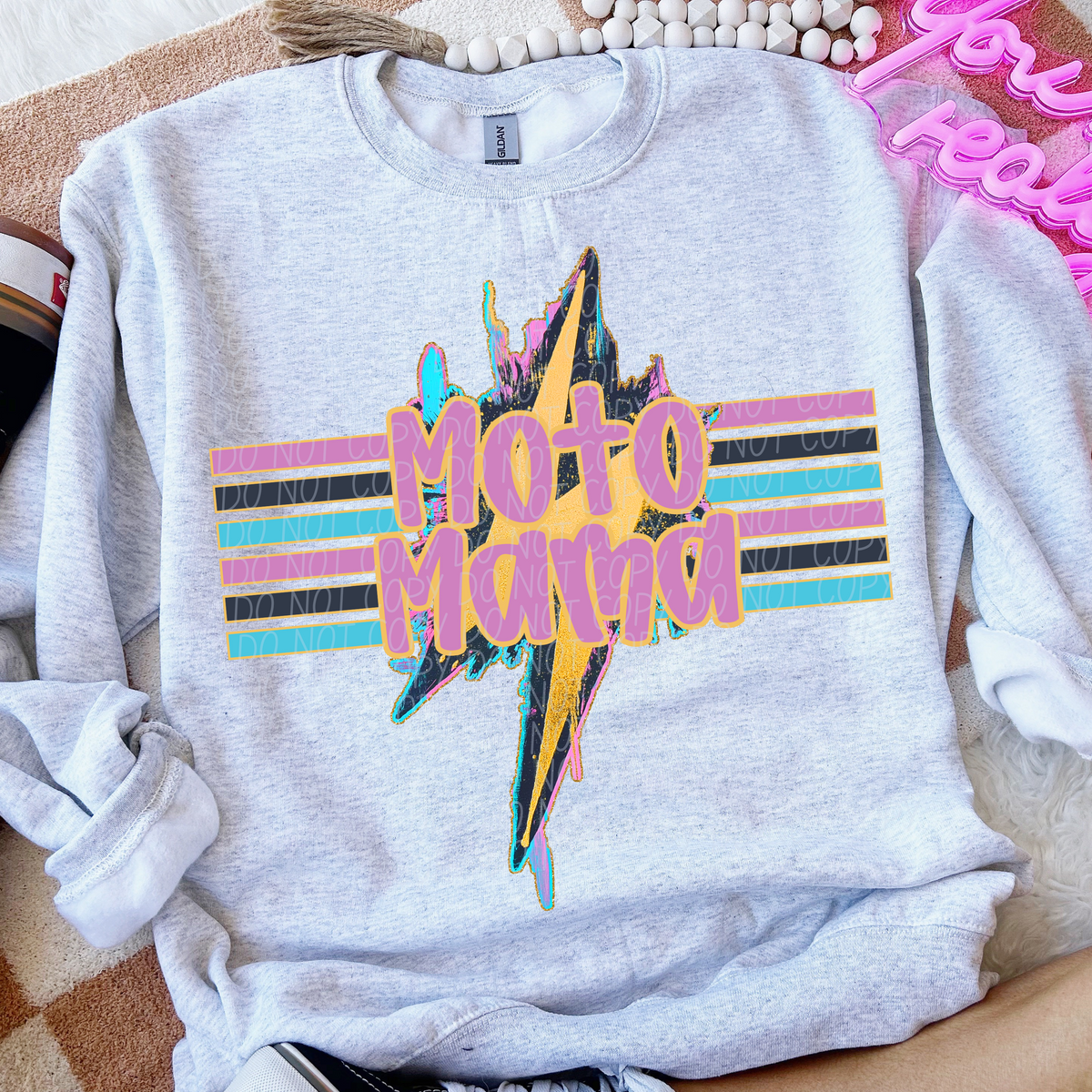 Geode Bolt Moto Mama (CITY) DTF transfer