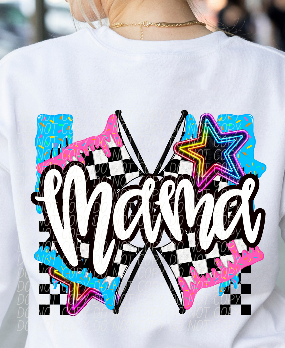 MOTO Mama Drip BACK PRINT (CITY) DTF transfer